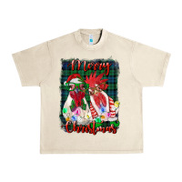 Sandshell christmas roosters with background Urban Heavy Tee - RanaPortraitStore
