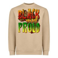 Mushroom black and proud Heavyweight Sweatshirt - texasbilliewilder