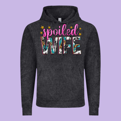 Spoiled Wife Vintage Hoodie Designed By Texasbilliewilder
