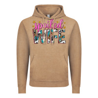 Vintage Coffee spoiled wife Vintage Hoodie - texasbilliewilder