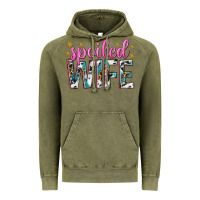 Vintage Olive spoiled wife Vintage Hoodie - texasbilliewilder