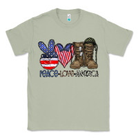 Matcha peace love america Classic Tee - CowhideDigitalArt