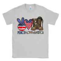 Moon Dust peace love america Classic Tee - CowhideDigitalArt