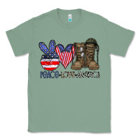 Sage peace love america Classic Tee - CowhideDigitalArt
