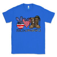 True Royal peace love america Classic Tee - CowhideDigitalArt
