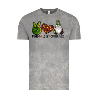 Peace Love Gnomes Christmas Vintage Tee | Teevron