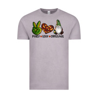 Vintage Zinc peace love gnomes christmas Vintage Tee - RanaPortraitStore