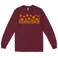 Burgundy leopard basketball 16oz libbey glass Long Sleeve Tee - HRA Design Shop