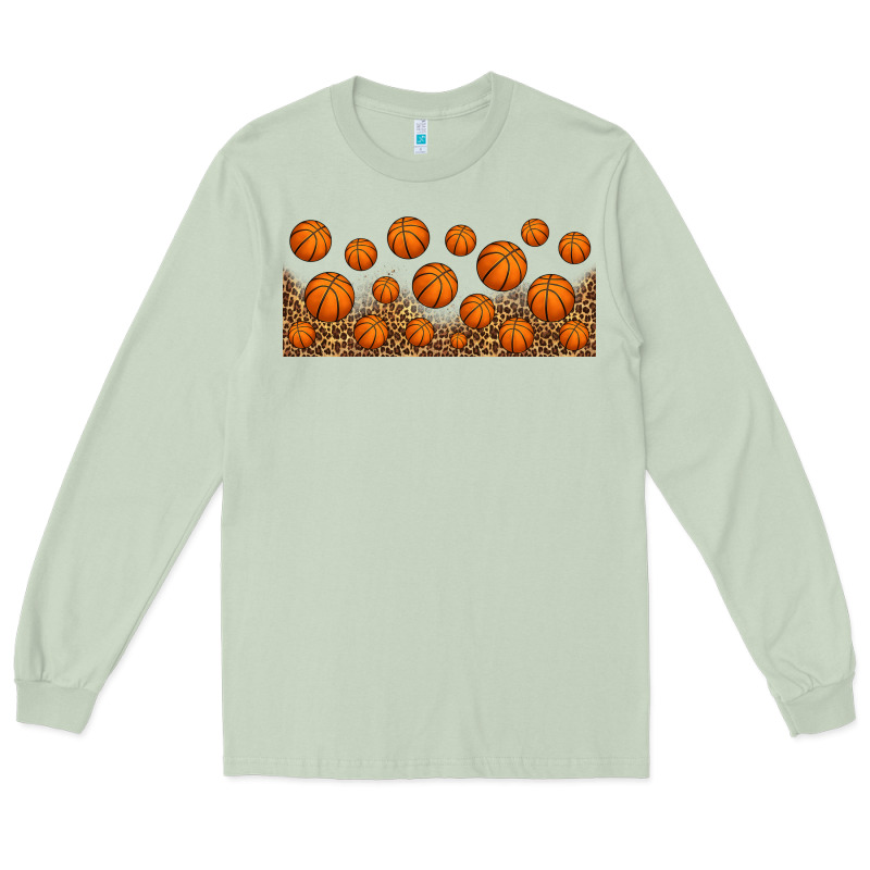 Leopard Basketball 16oz Libbey Glass Long Sleeve Tee by HRA Design Shop | Teevron