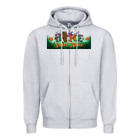 Heather Grey home sweet home libbey glass Zipper Hoodie - BundleAndBundleShop