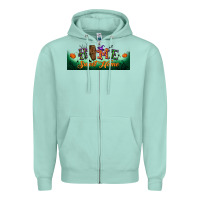 Seafoam home sweet home libbey glass Zipper Hoodie - BundleAndBundleShop