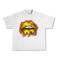 Lunar Rock softball lips Urban Heavy Tee - Zillion Design Studio