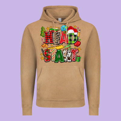 Head Start Christmas Vintage Hoodie Designed By Zillion Design Studio