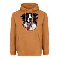Meerkat Border Collie Heavyweight Hoodie - Jasminsmagicworld