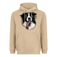 Mushroom Border Collie Heavyweight Hoodie - Jasminsmagicworld