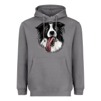 Storm Border Collie Heavyweight Hoodie - Jasminsmagicworld