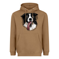 Toasted Coconut Border Collie Heavyweight Hoodie - Jasminsmagicworld