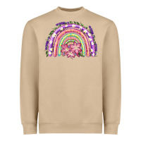 Mushroom Easter Floral Spring Rainbow Heavyweight Sweatshirt - RanaPortraitStore