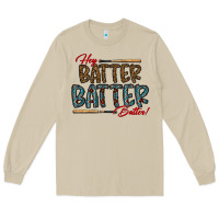 Mushroom hey batter batter batter Long Sleeve Tee - CowhideDigitalArt