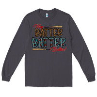 Smoke hey batter batter batter Long Sleeve Tee - CowhideDigitalArt