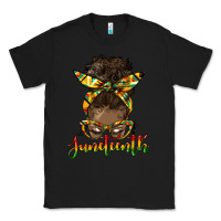 Black juneteenth black woman messy bun Classic Tee - HRA Design Shop
