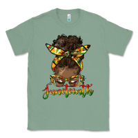 Sage juneteenth black woman messy bun Classic Tee - HRA Design Shop