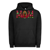 Pigment Black Mom with Floral Aztec and Leopard Background Urban Hoodie - Bettercallsaul