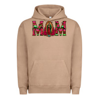 Pigment Burro Mom with Floral Aztec and Leopard Background Urban Hoodie - Bettercallsaul