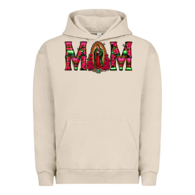 Mom With Floral Aztec And Leopard Background Urban Hoodie by Bettercallsaul | Teevron