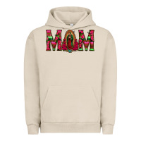 Pigment French Oak Mom with Floral Aztec and Leopard Background Urban Hoodie - Bettercallsaul