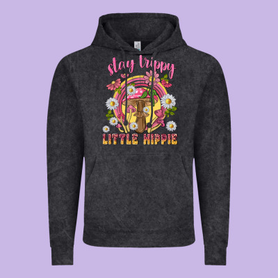 Stay Trippy Little Hippie Tbw Vintage Hoodie Designed By Texasbilliewilder