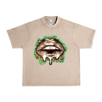 French Oak soccer lips Urban Heavy Tee - Zillion Design Studio