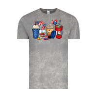 Cloud Rock 4th of july coffee cups Vintage Tee - Zillion Design Studio