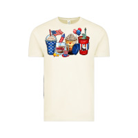 Vintage Arctic 4th of july coffee cups Vintage Tee - Zillion Design Studio