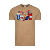 Vintage Coffee 4th of july coffee cups Vintage Tee - Zillion Design Studio