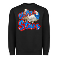 Black oh my stars chicken Heavyweight Sweatshirt - Zillion Design Studio