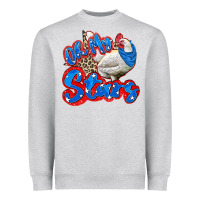 Heather Grey oh my stars chicken Heavyweight Sweatshirt - Zillion Design Studio