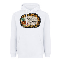 White simply blessed Heavyweight Hoodie - Jasminsmagicworld
