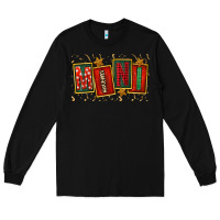 Black mini christmas Long Sleeve Tee - FaDigitalArtStudio