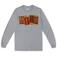 Heather Grey mini christmas Long Sleeve Tee - FaDigitalArtStudio