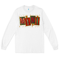 White mini christmas Long Sleeve Tee - FaDigitalArtStudio