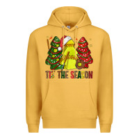 Mustard tis' the season softball christmas cakes bbs Premium Hoodie - BundleAndBundleShop