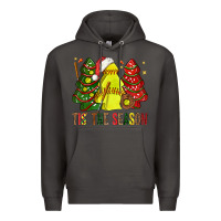 Smoke tis' the season softball christmas cakes bbs Premium Hoodie - BundleAndBundleShop