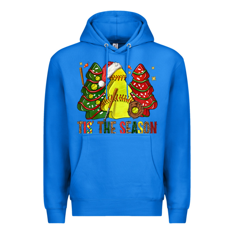 Tis' The Season Softball Christmas Cakes Bbs Premium Hoodie by BundleAndBundleShop | Teevron
