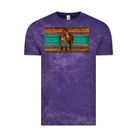 Cloud Purple western horse serape tooled leather leopard  sippy cup Vintage Tee - BarkalooDesign
