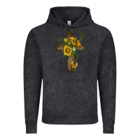 Vintage Arctic sunflower cross Vintage Hoodie - texasbilliewilder
