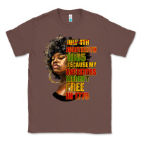 Chestnut juneteenth 1885 because my ancestors weren't free in 1776 black woman Classic Tee - HRA Design Shop