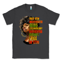 Smoke juneteenth 1885 because my ancestors weren't free in 1776 black woman Classic Tee - HRA Design Shop