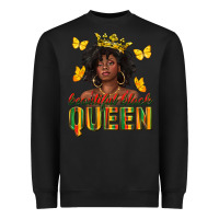 Black beautiful black queen Heavyweight Sweatshirt - texasbilliewilder