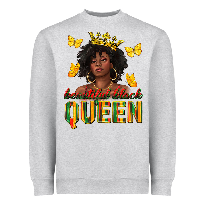 Beautiful Black Queen Heavyweight Sweatshirt by texasbilliewilder | Teevron